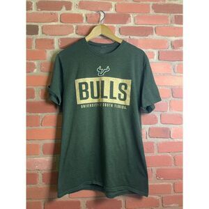 University of South Florida Bulls Green T-Shirt – Size L
